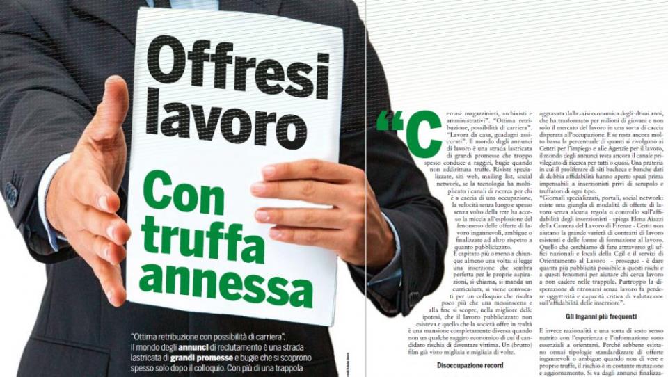 Annunci di lavoro: istruzioni per non farti mangiare